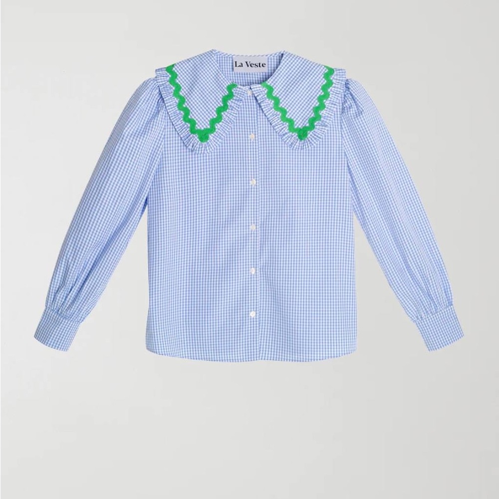 Blue and Green Kids Shirt